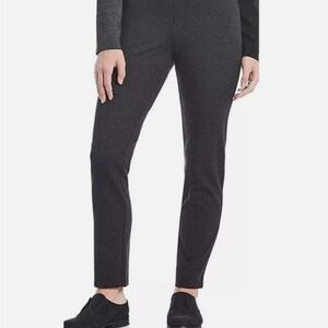 Eileen Fisher Italian Melange Viscose Stretch Ponte Pants Slacks Slim Skinny XS